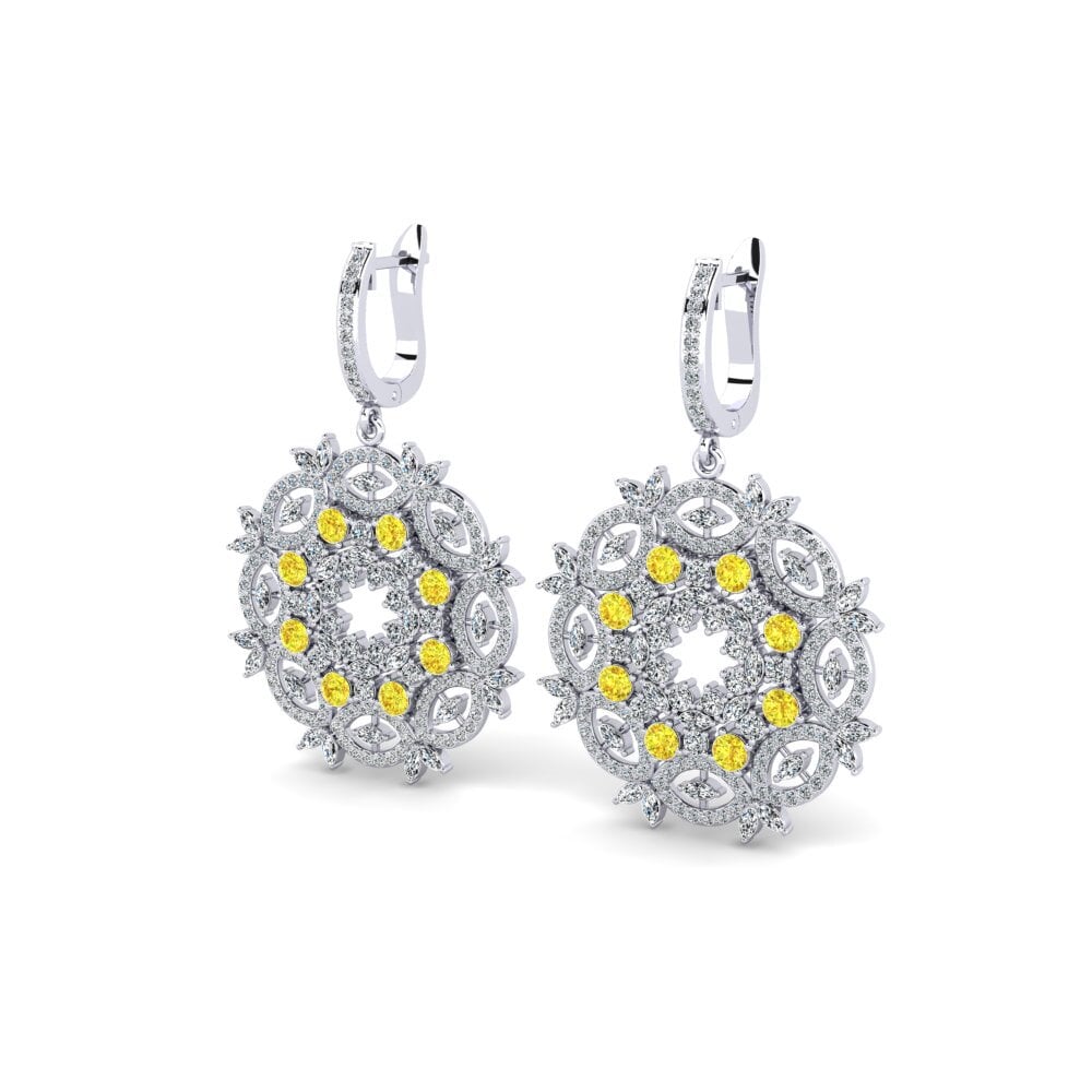 Yellow Sapphire Women's Earring Branc