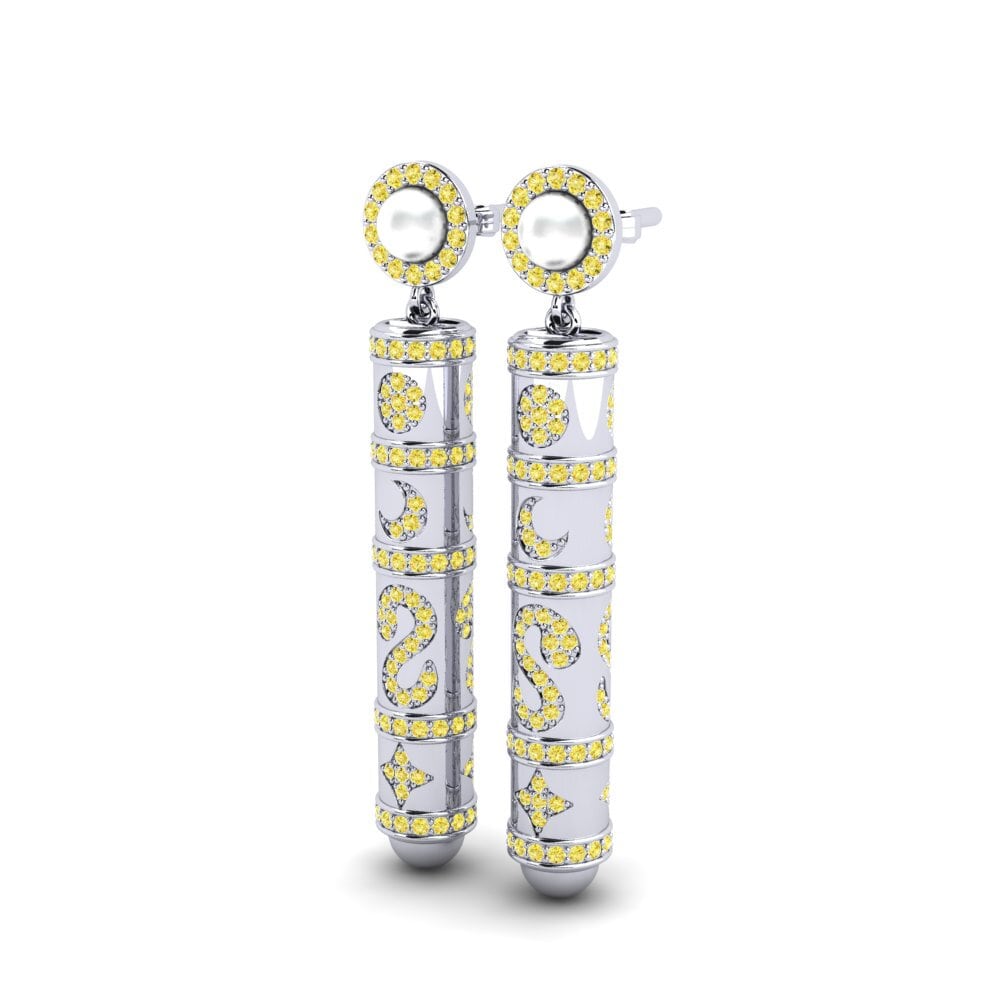 Yellow Sapphire Women's Earring Brioni