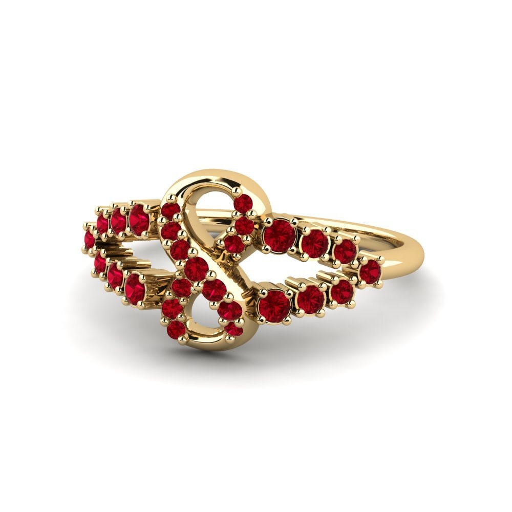 Circonita Roja Anillo Longway