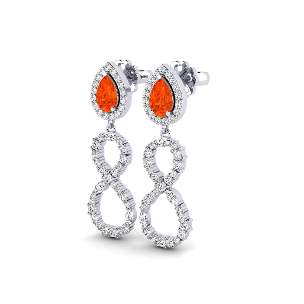 Fire-Opal Women's Earring Marfikent
