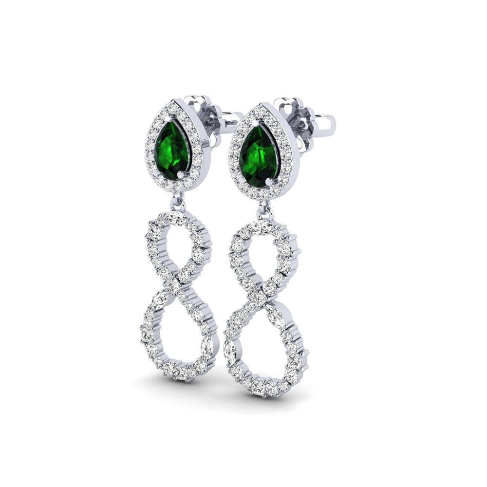 Green Tourmaline Women's Earring Marfikent