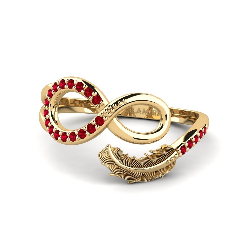 Circonita Roja Anillo Milota