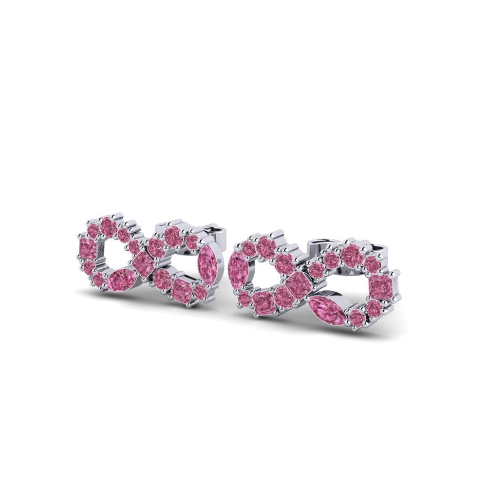 Mixed Rhodolite Garnet Women's Earring Vittela