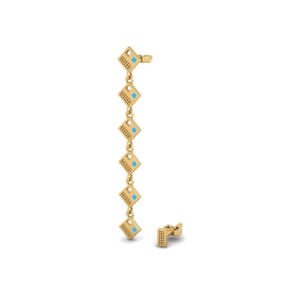 9k Oro Amarillo Pendientes Kirsties
