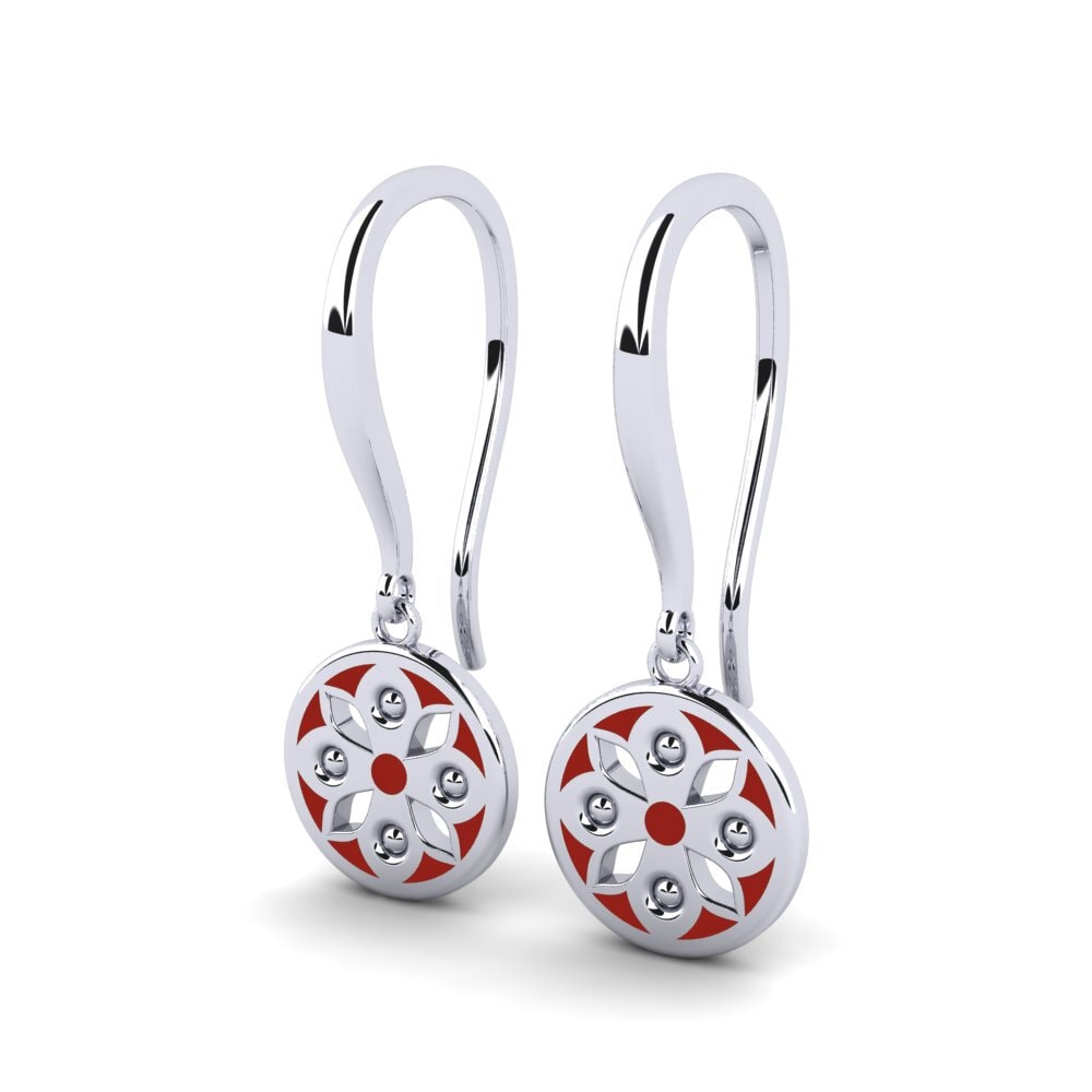 Plata 925 Pendientes Midline