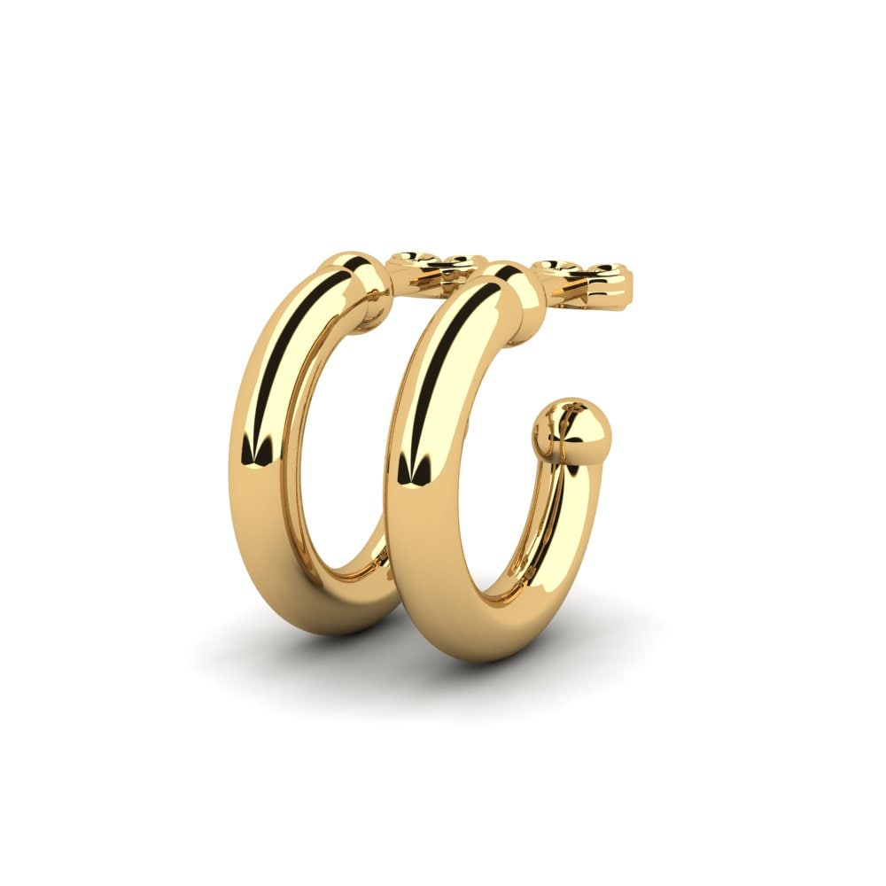 9k Oro Amarillo Pendientes Sturtz