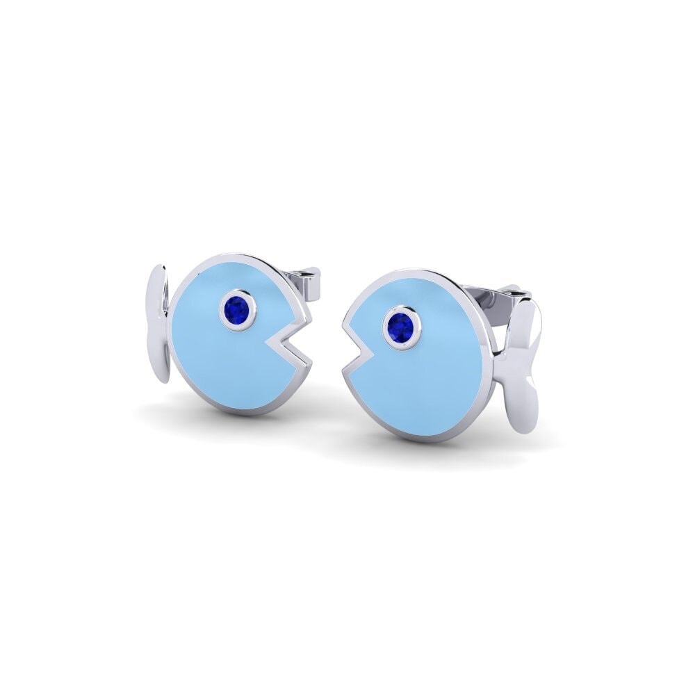 Saphir Boucle d'oreille enfant Fugue