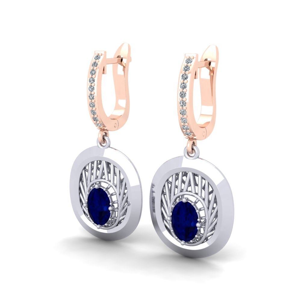 Sapphire Women's Earring Detail