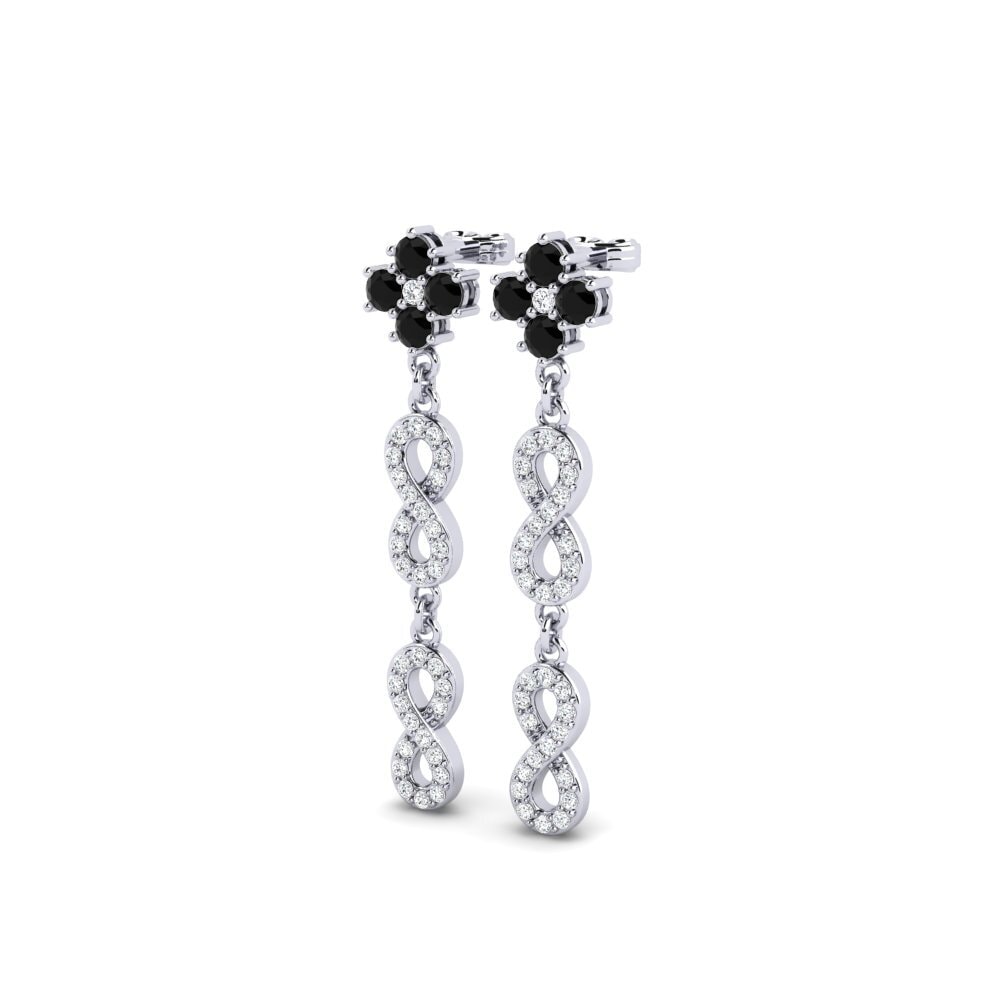 Black Sapphire Women's Earring Enplane