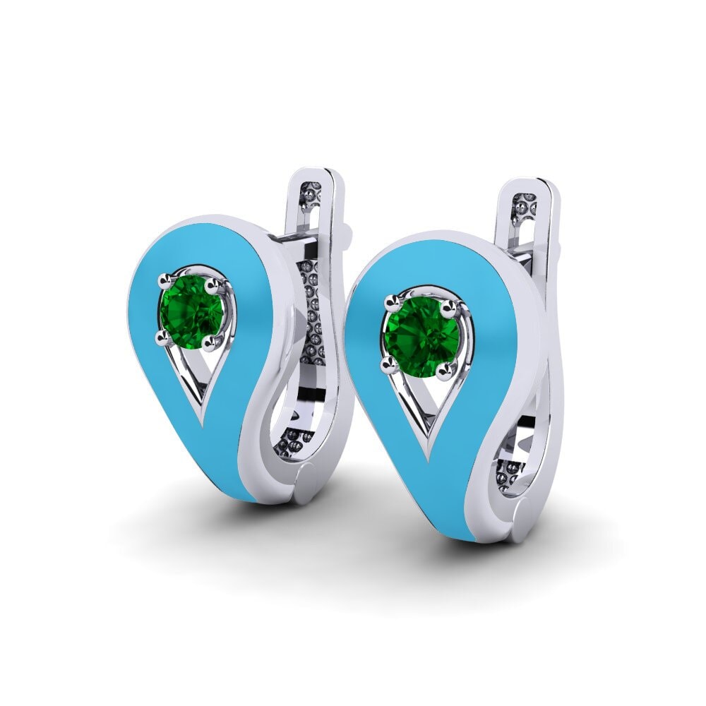 Circonita Verde Pendiente de mujer Epostu