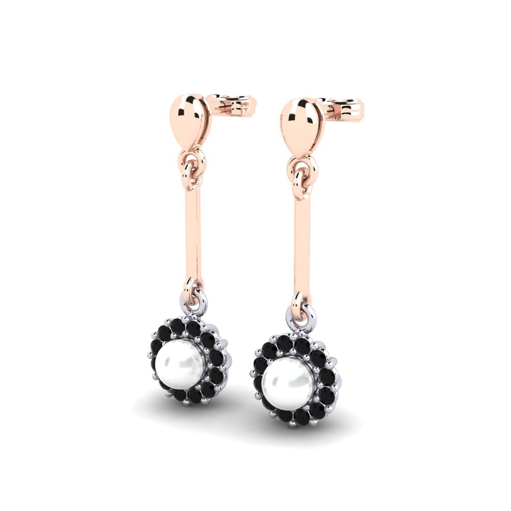 Schwarzer Diamant Damen ohrring Esrog
