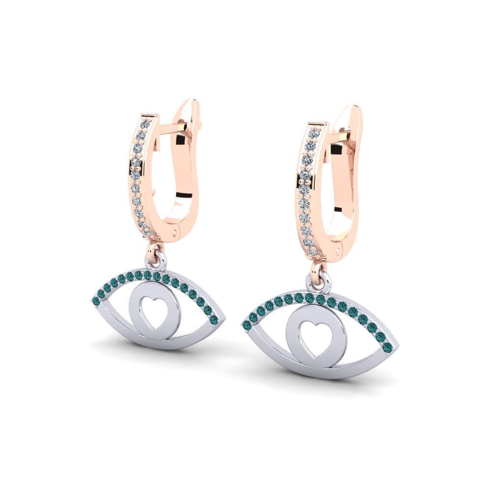 Blue Diamond Women's Earring Estop