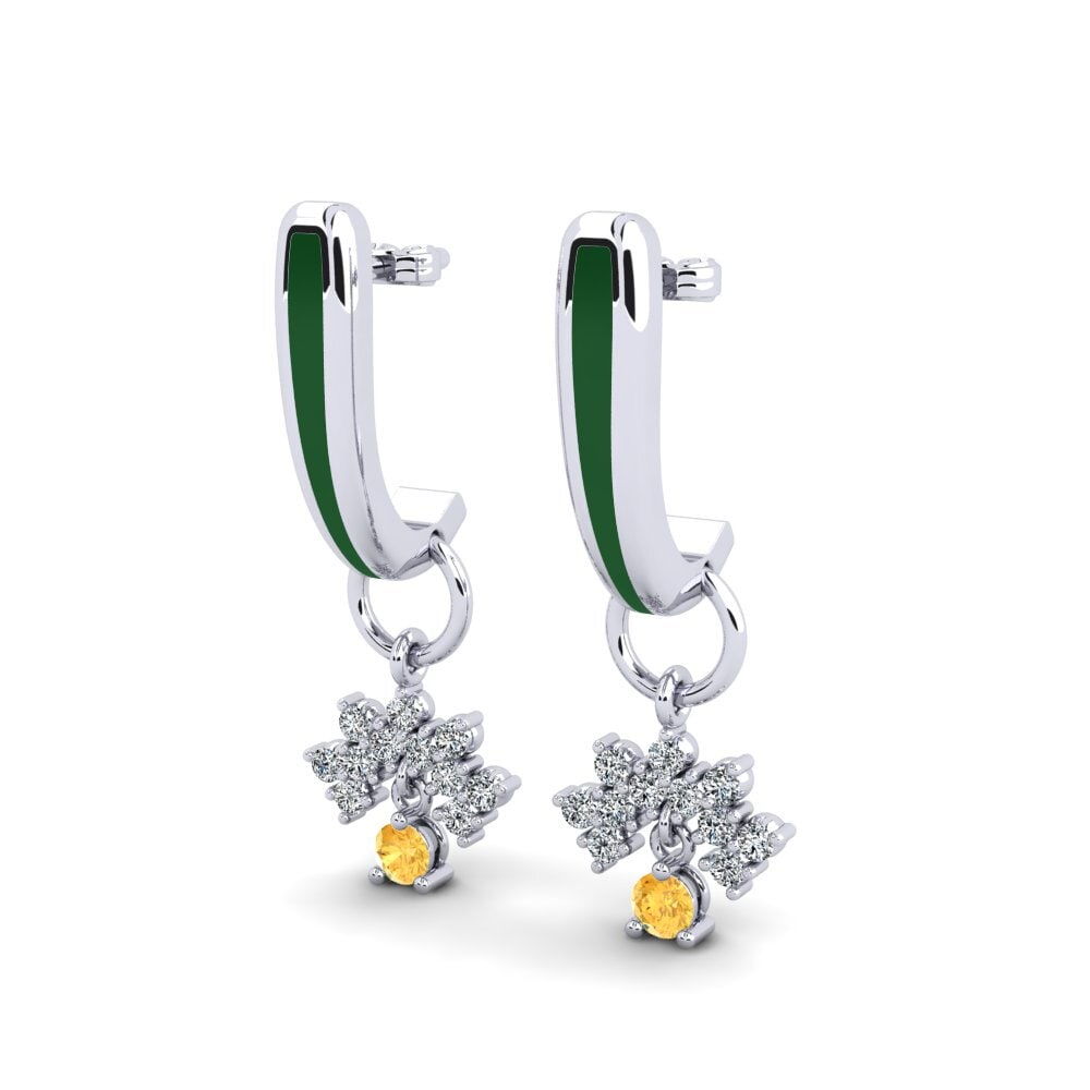 Citrine Women's Earring Evkoro