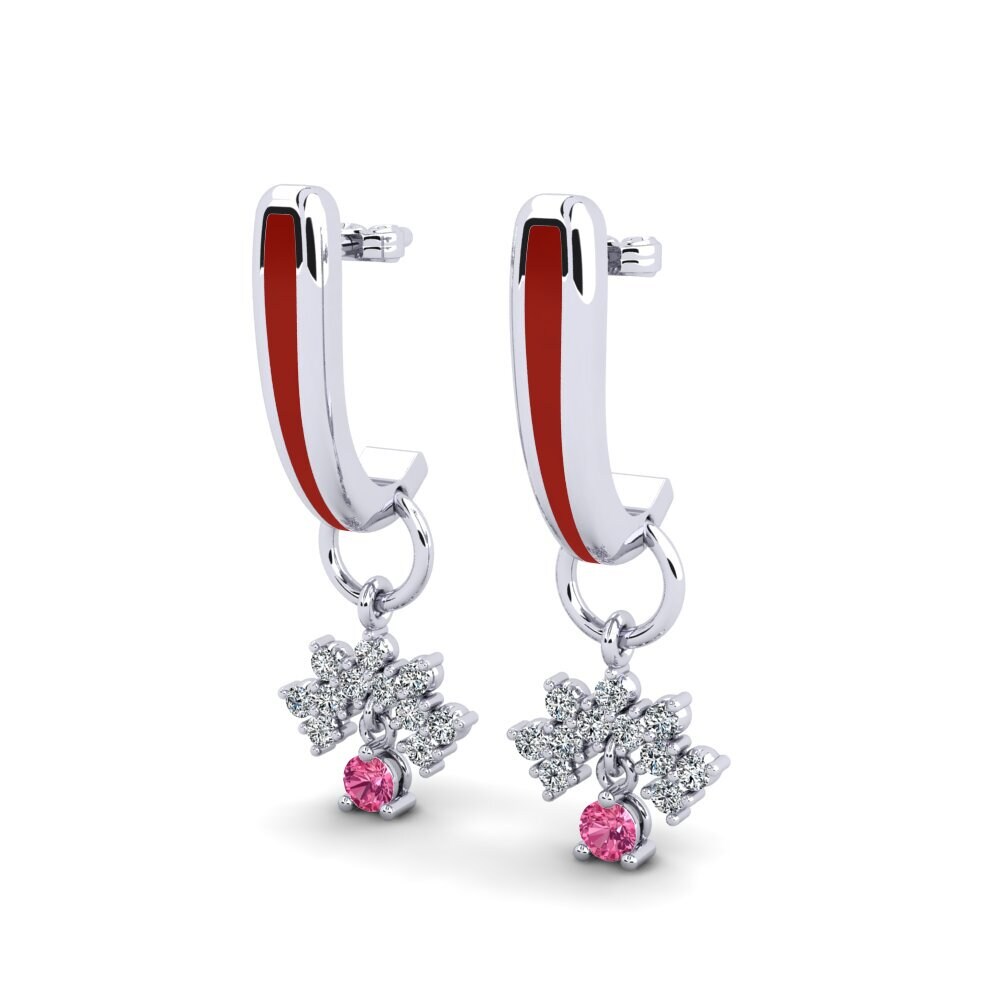 Pink Tourmaline Women's Earring Evkoro