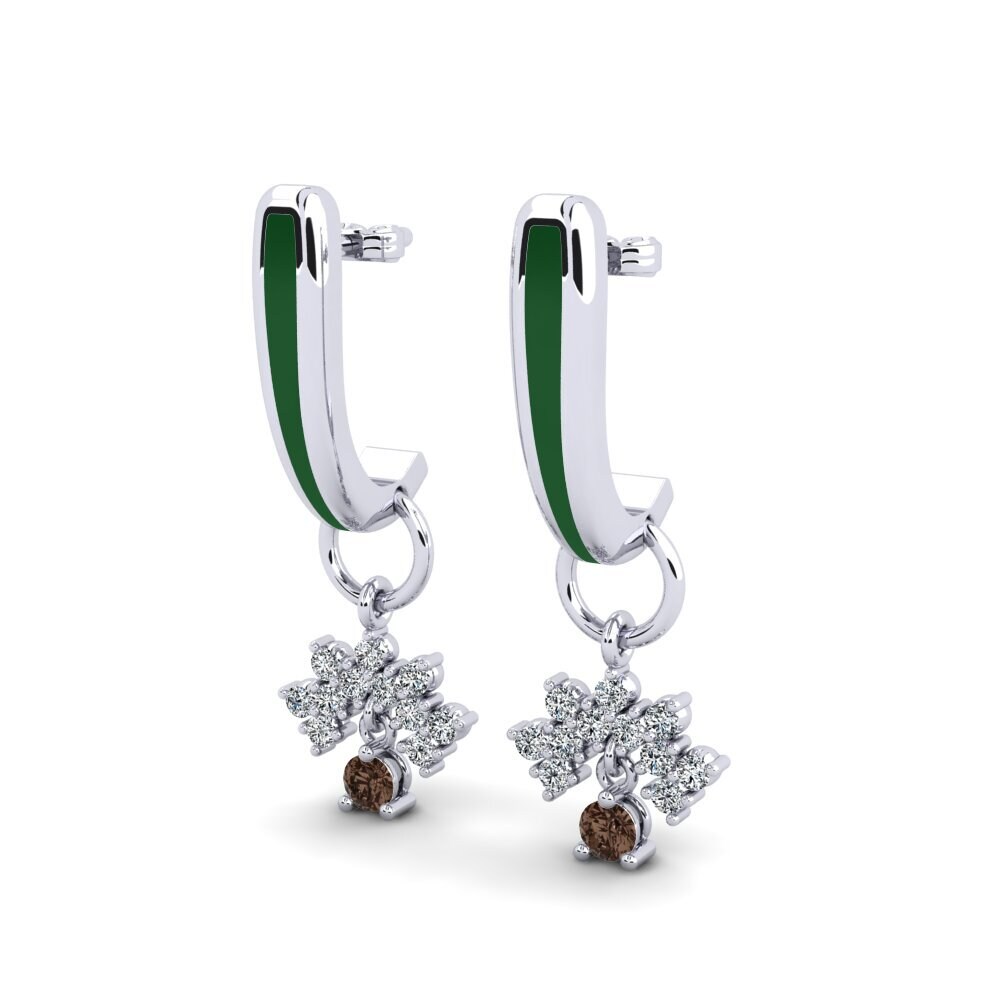 Smoky Quartz Women's Earring Evkoro
