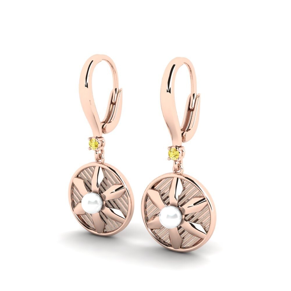 Yellow Sapphire Women's Earring Farieni