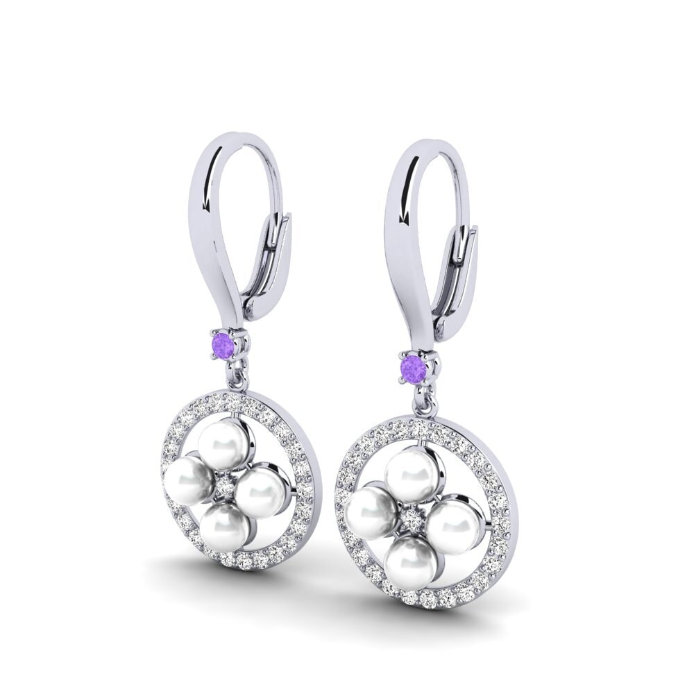 Amethyst Women's Earring Farituhaj