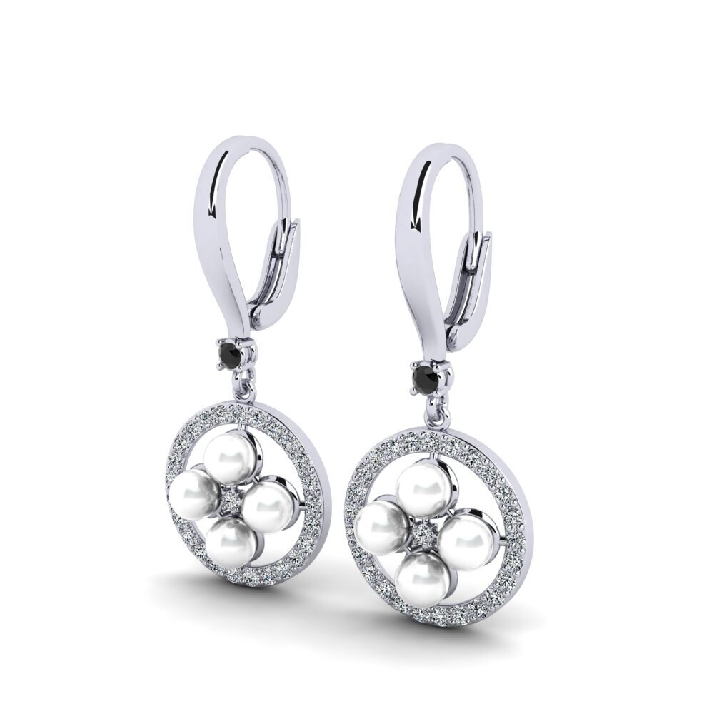 Diamante Negro Pendiente de mujer Farituhaj