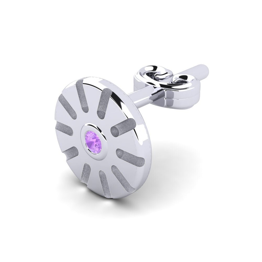 Amethyst Men's Earring Anatto