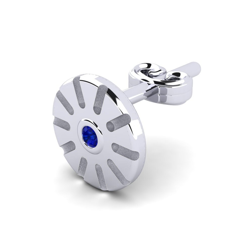 Sapphire Men's Earring Anatto