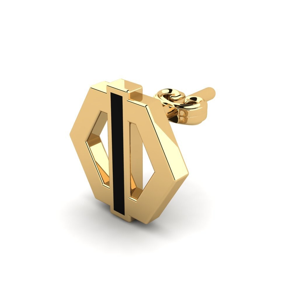 14ct Yellow Gold Men's Earring Burble