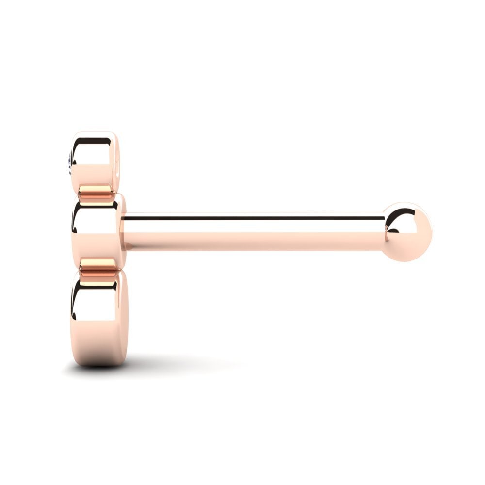 Piercing Red Color Compre GLAMIRA Piercing Nariz Bantamix en corte Redondo 0.004 Quilates ...