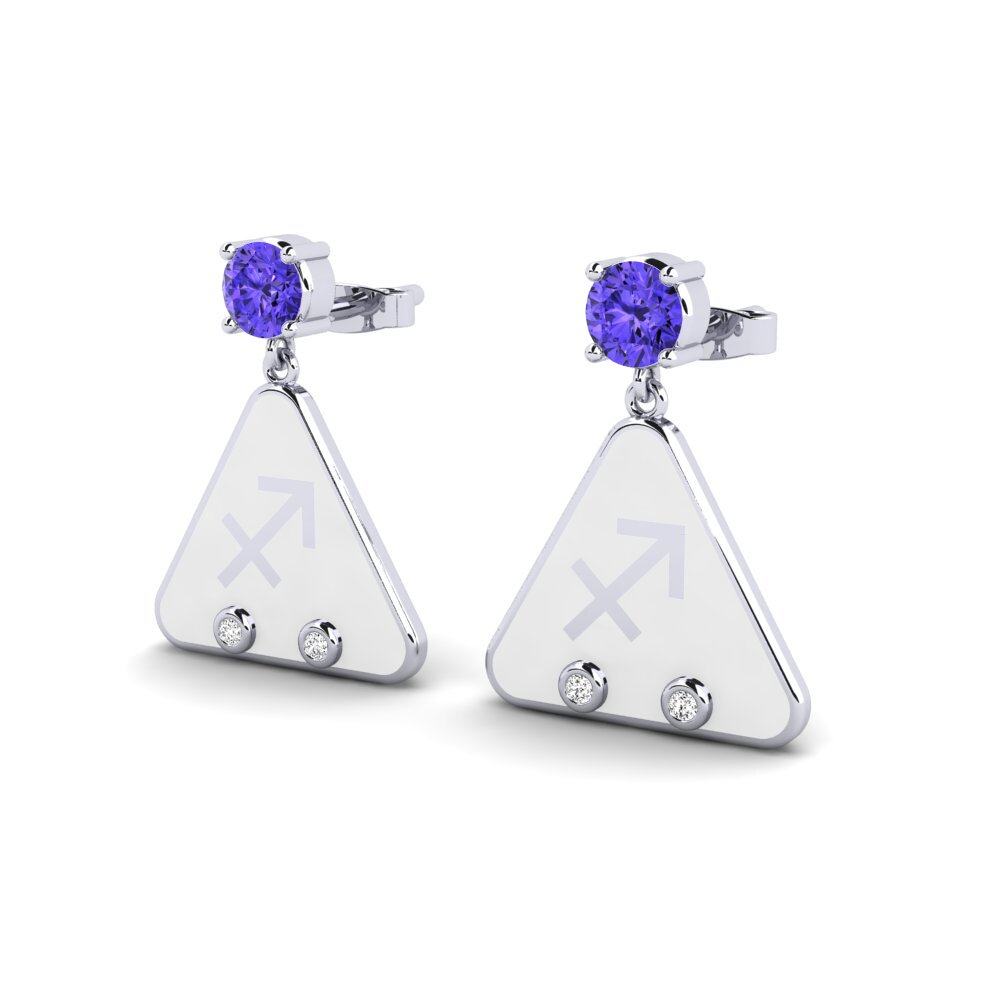 Tanzanite Orecchino da donna Nund - Sagittarius