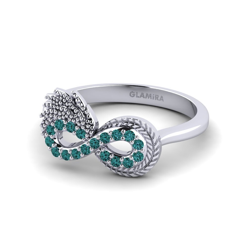 Blauer Diamant Ring Aeternitas