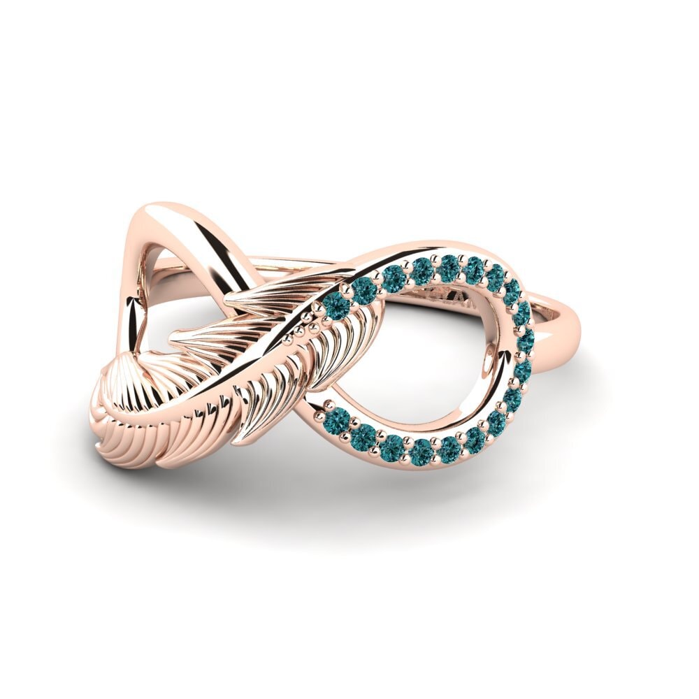 Blauer Diamant Ring Apanza