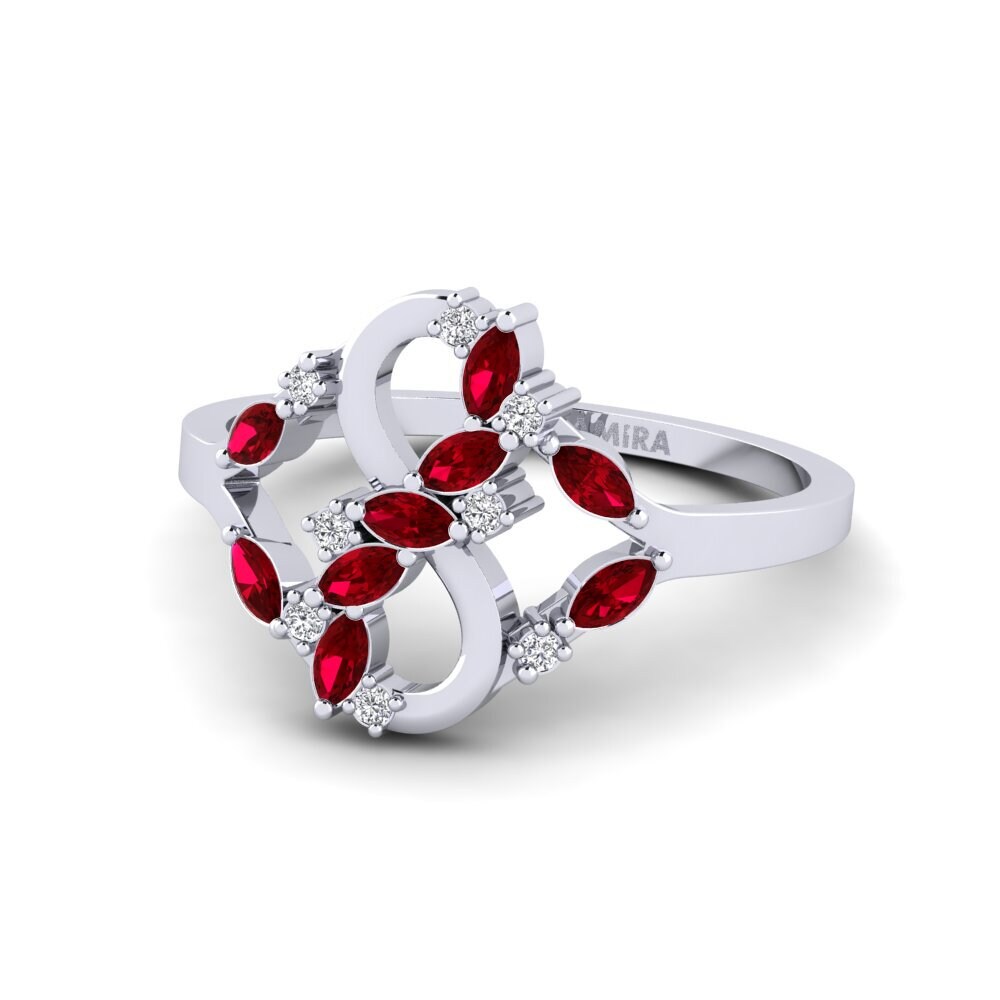 Circonita Roja Anillo Aureus