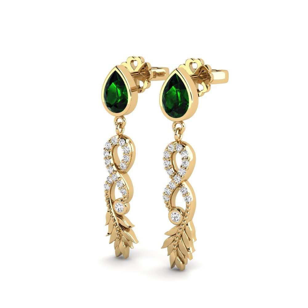Green Tourmaline Women's Earring Fortuin