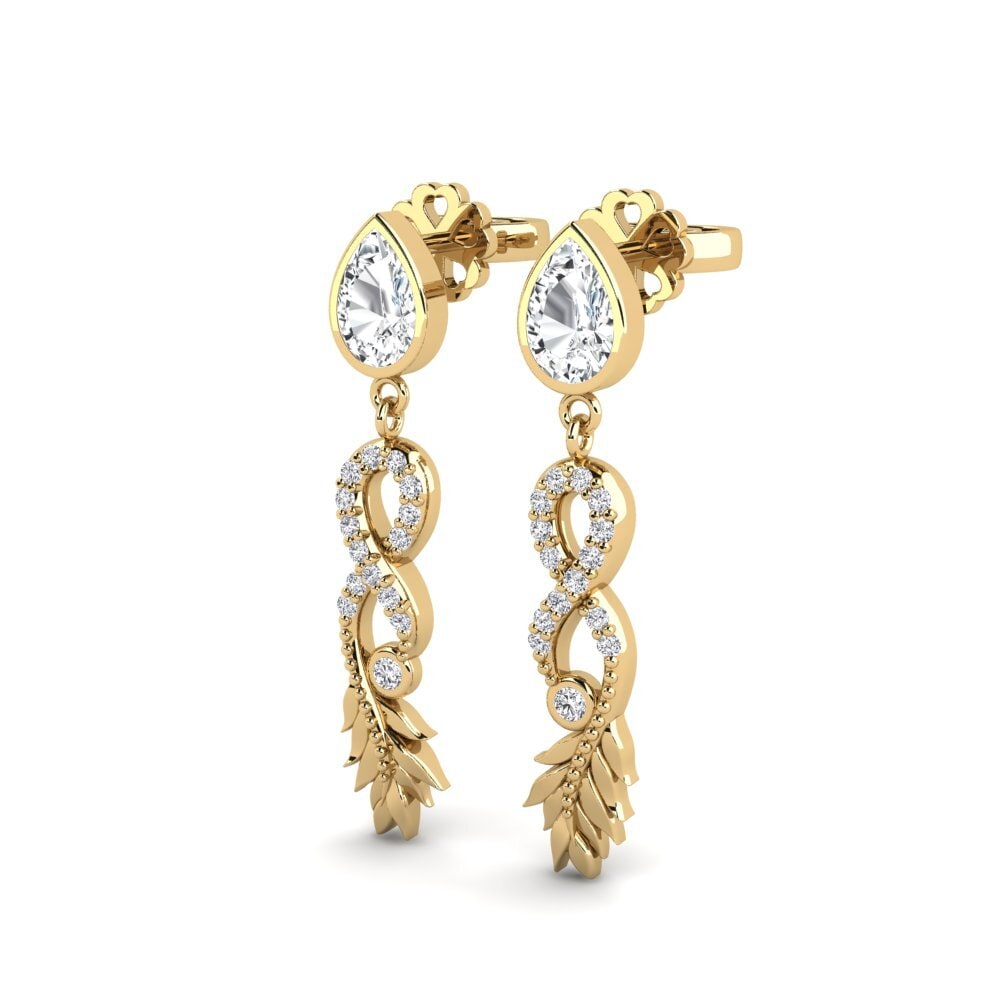 White Zircon Women's Earring Fortuin