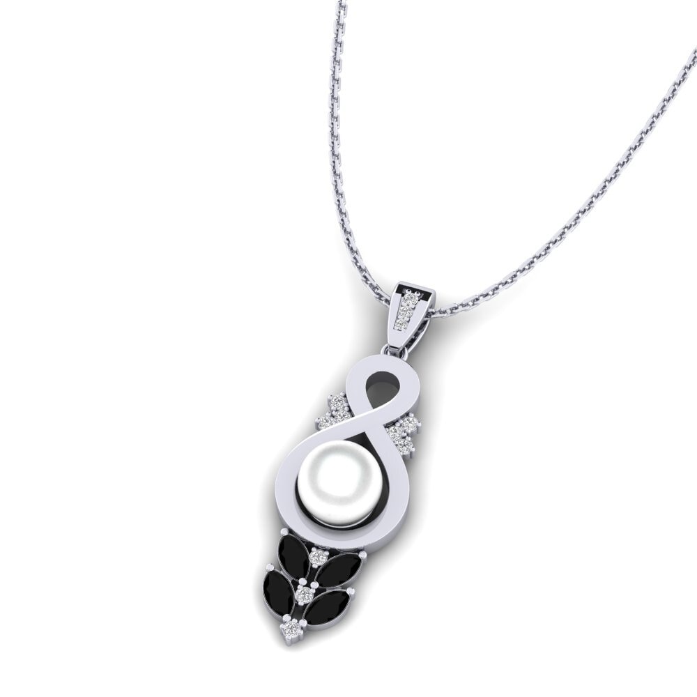 Marquesa Zafiro negro Colgante de Mujer Trigon