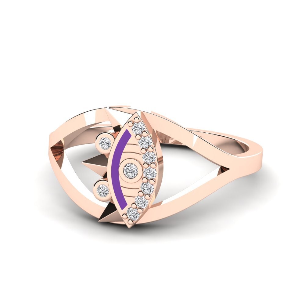 Rotgold 585 Ring Abaphezulu