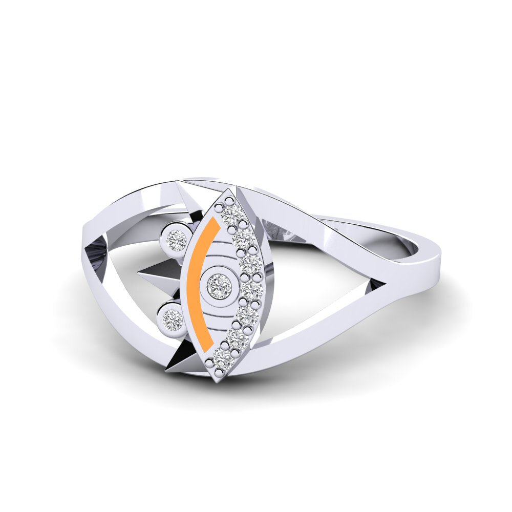 Weiß-Silber Ring Abaphezulu