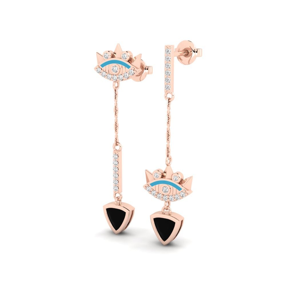 Black Onyx Women's Earring Agba