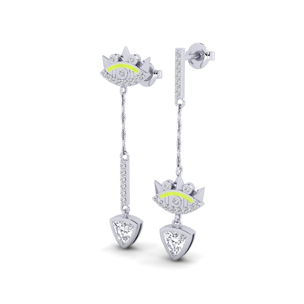 Plata 925 Pendiente de mujer Agba