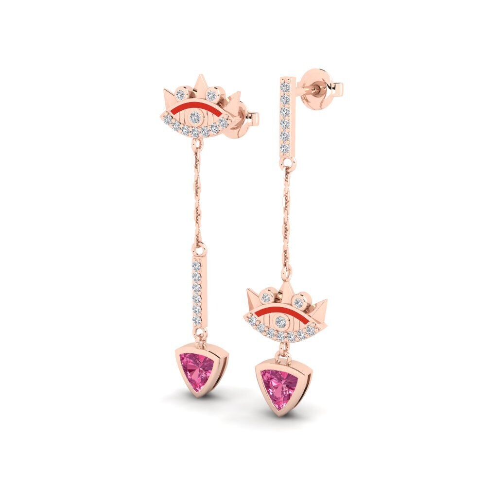 Pink Tourmaline Women's Earring Agba