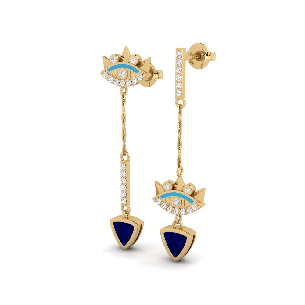 Sapphire Women's Earring Agba