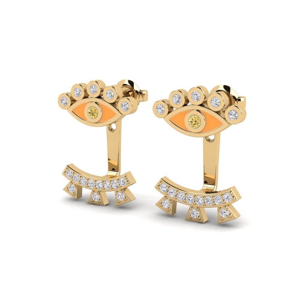 Yellow Diamond Women's Earring Aigai