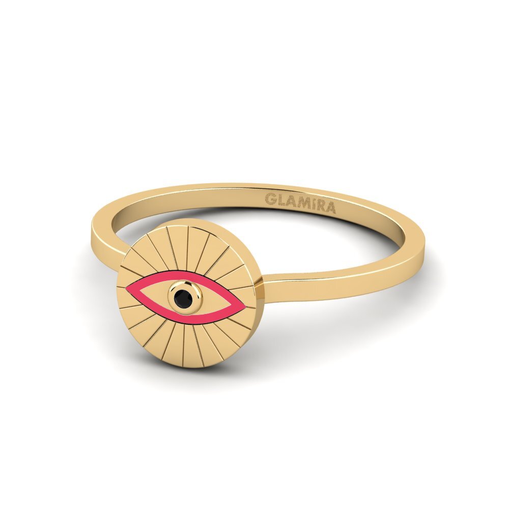 Schwarzer Saphir Ring Anggun