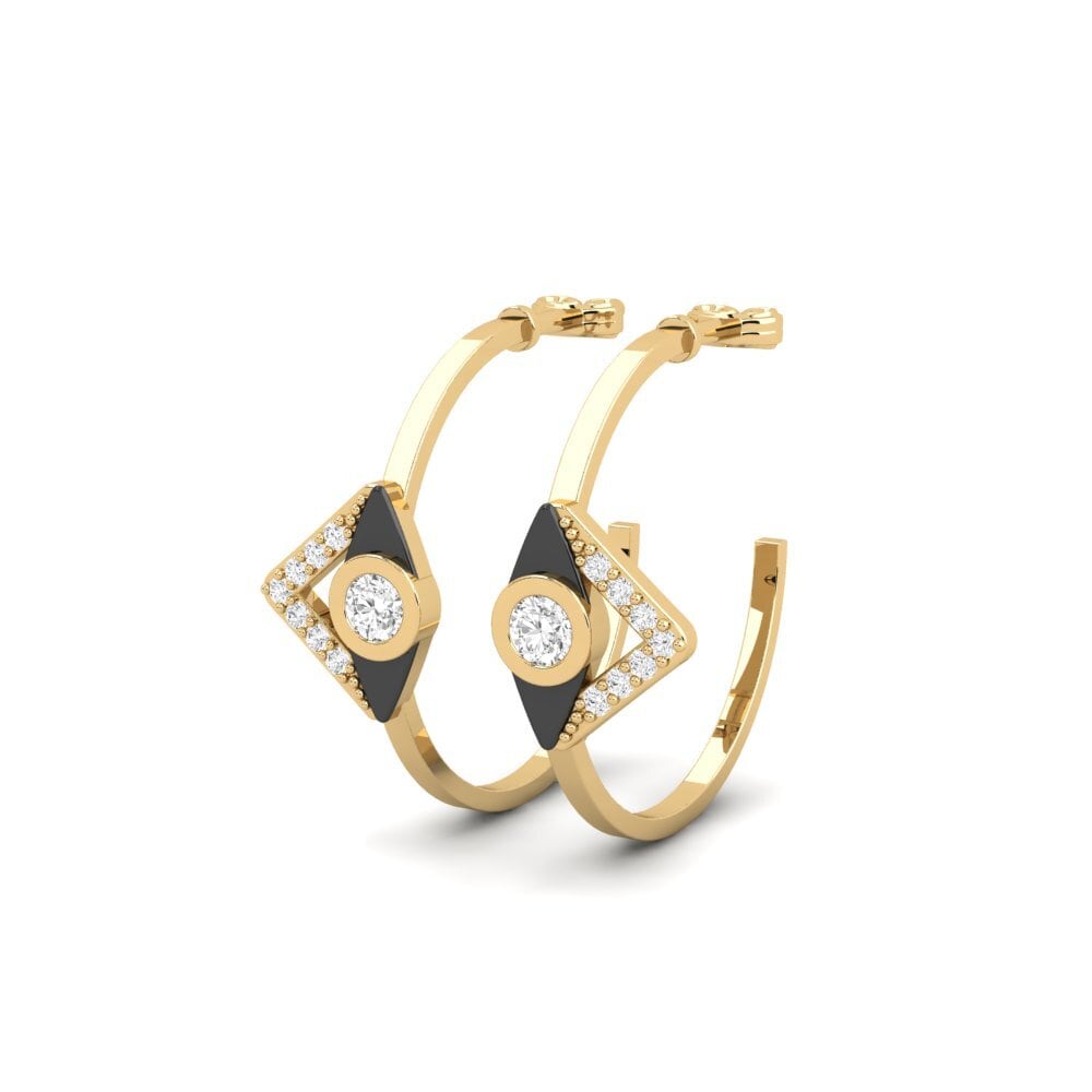 White sapphire Women's Earring Aquca