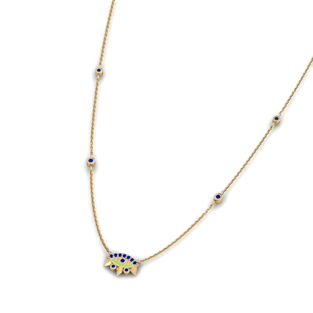 Sapphire Women's Necklace Arcubalenu