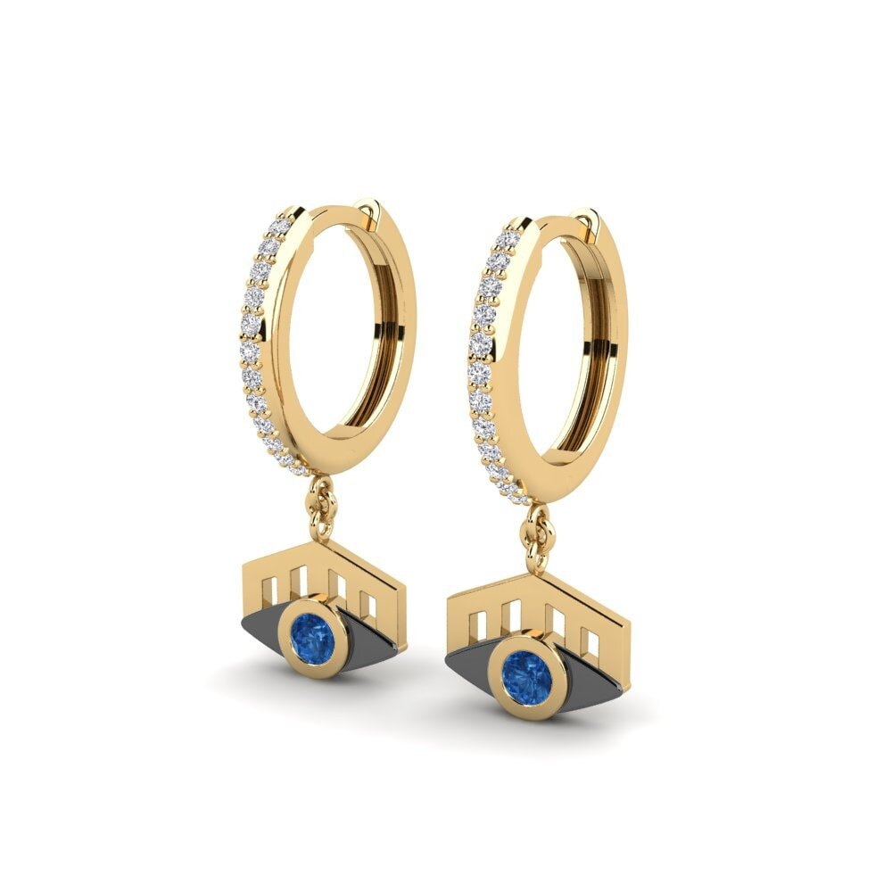Dark Blue Zirconia Women's Earring Arrivederci