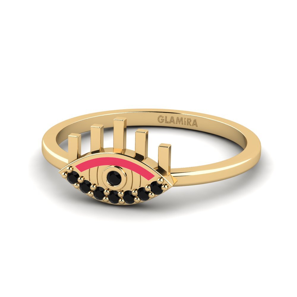 Schwarzer Saphir Ring Chishango