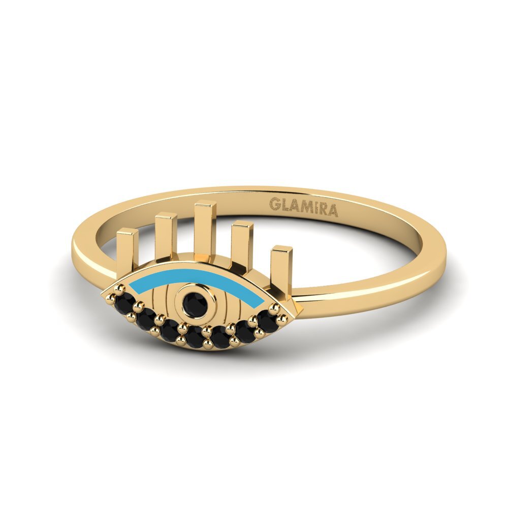 Schwarzer Diamant Ring Chishango