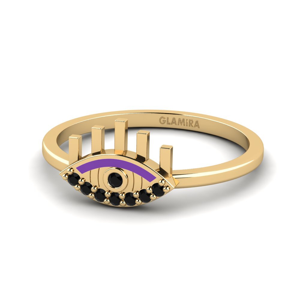 Schwarzer Diamant Ring Chishango