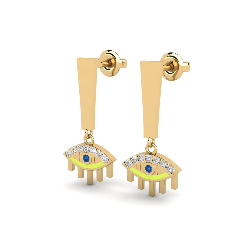Dark Blue Zirconia Women's Earring Culore