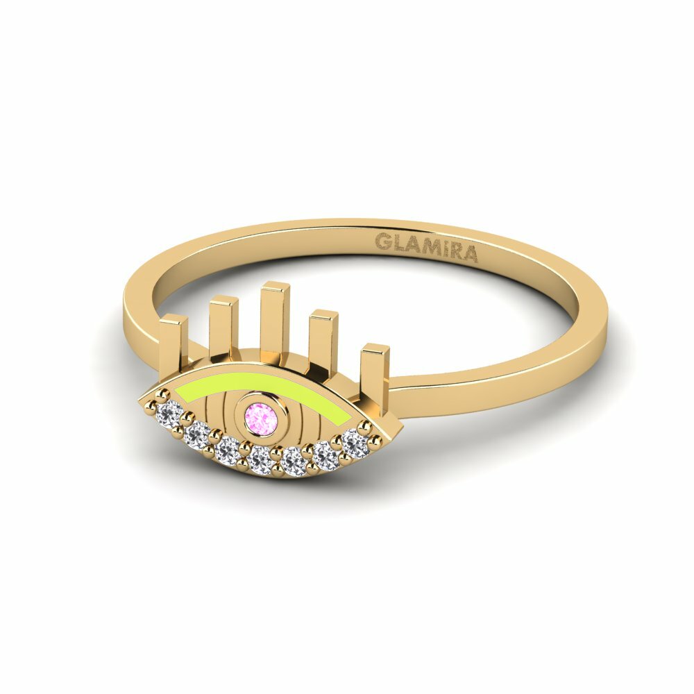 Saphir Rose Bague Eleganti