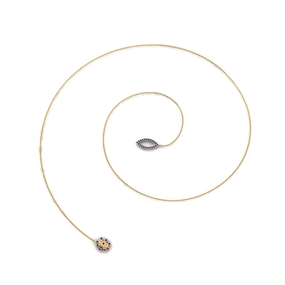 Sapphire Women's Necklace Enuma